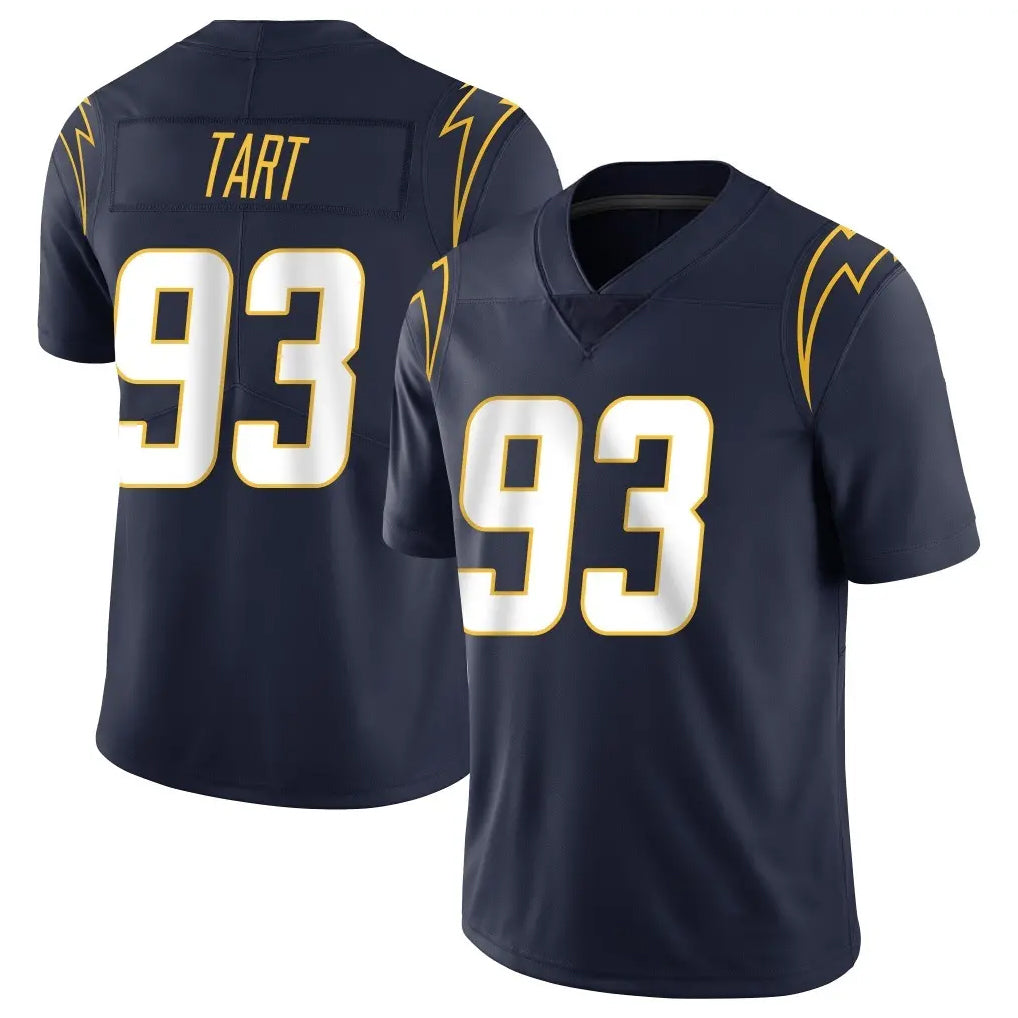 Punc LA.Chargers #93 Teair Tart Player Navy Limited Vapor Untouchable Home Game Stitched Jerseys