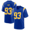 Punc LA.Chargers #93 Teair Tart Player Royal Home Game Stitched Jerseys