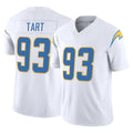 Punc LA.Chargers #93 Teair Tart Player White Limited Vapor F.U.S.E. Home Game Stitched Jerseys
