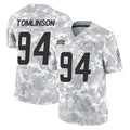 Punc LA.Chargers #94 Dalvin Tomlinson Player Arctic Camo Salute To Service Limited Game Stitched Jerseys