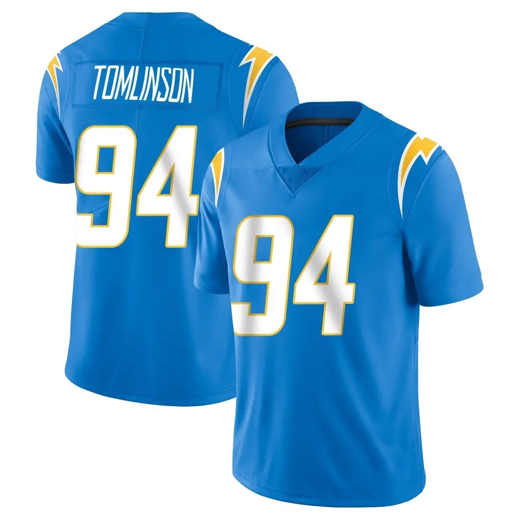 Punc LA.Chargers #94 Dalvin Tomlinson Player Blue Limited Vapor Untouchable Home Game Stitched Jerseys
