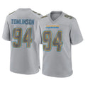 Punc LA.Chargers #94 Dalvin Tomlinson Player Gray Atmosphere Fashion Home Game Stitched Jerseys