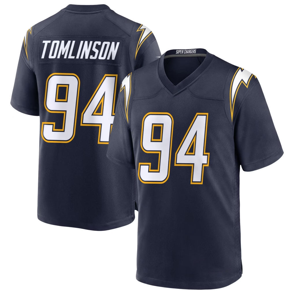 Punc LA.Chargers #94 Dalvin Tomlinson Player Navy Alternate Home Game Stitched Jerseys