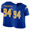 Punc LA.Chargers #94 Dalvin Tomlinson Player Royal Limited Vapor F.U.S.E. Home Game Stitched Jerseys