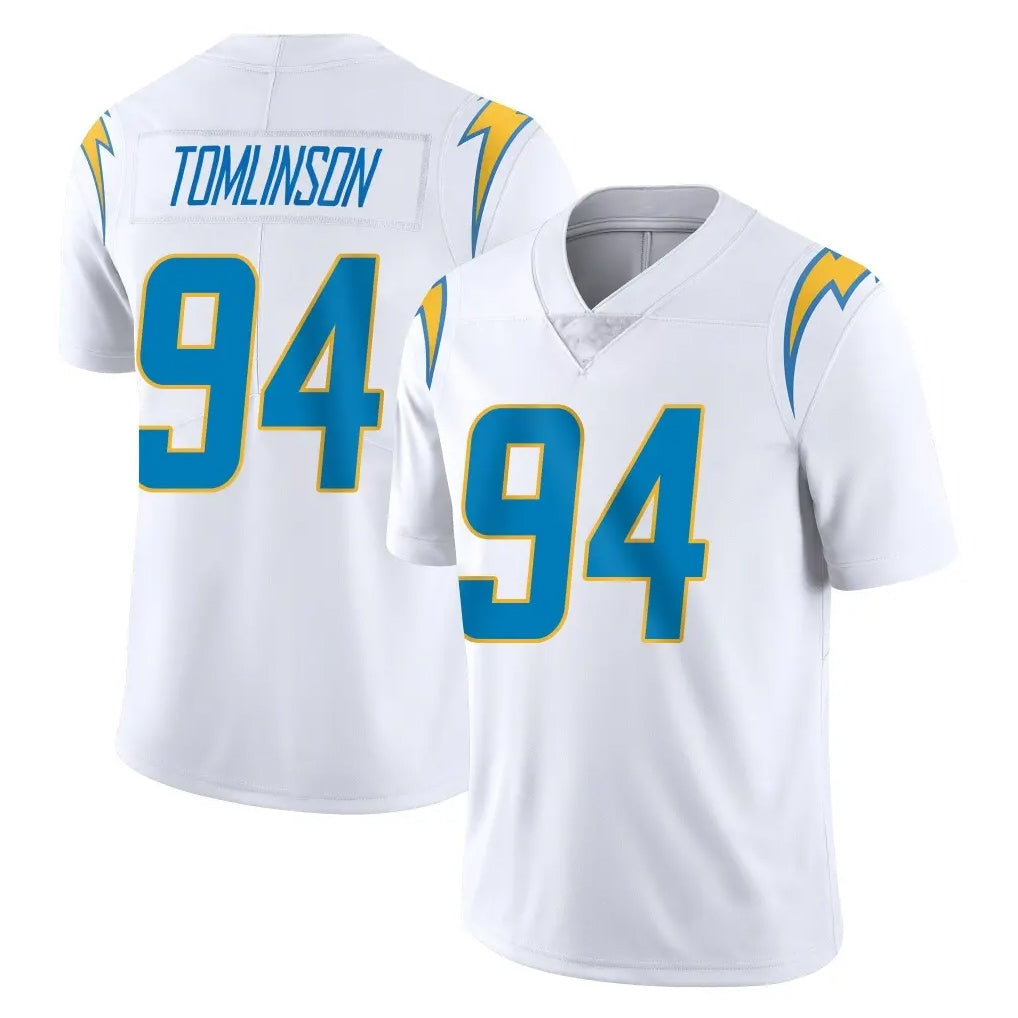 Punc LA.Chargers #94 Dalvin Tomlinson Player White Limited Vapor Untouchable Home Game Stitched Jerseys