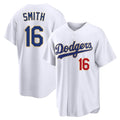 Punc LA.Dodgers #16 Will Smith Player Gold White 2026 Collection Stadium Limited Stitched Jerseys