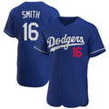 Punc LA.Dodgers #16 Will Smith Player Royal Limited Elite Home Stitched Jerseys