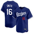 Punc LA.Dodgers #16 Will Smith Player Royal Limited Home Stitched Jerseys