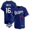 Punc LA.Dodgers #16 Will Smith Player Royal World Series Meet Limited Home Stitched Jerseys