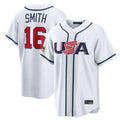 Punc LA.Dodgers #16 Will Smith Player White USA 2026 World Classic Limited Home Stitched Jerseys
