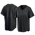 Punc LA.Dodgers #17 Shohei Ohtani Player Black Pitch Fashion T-shirt Stitched Jerseys