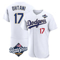 Punc LA.Dodgers #17 Shohei Ohtani Player Gold White World Series 2026 Collection Stadium Limited Elite Stitched Jerseys