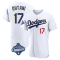 Punc LA.Dodgers #17 Shohei Ohtani Player Gold White World Series Meet 2026 Collection Stadium Limited Elite Stitched Jerseys