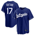 Punc LA.Dodgers #17 Shohei Ohtani Player Royal Game Stitched Jerseys