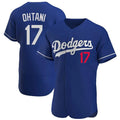 Punc LA.Dodgers #17 Shohei Ohtani Player Royal Limited Elite Home Stitched Jerseys