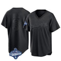 Punc LA.Dodgers #3 Edwin D¨ªaz Player Black World Series Meet Pitch Fashion T-shirt Stitched Jerseys