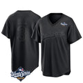 Punc LA.Dodgers #3 Edwin D¨ªaz Player Black World Series Pitch Fashion T-shirt Stitched Jerseys