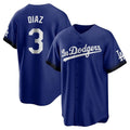 Punc LA.Dodgers #3 Edwin D¨ªaz Player Royal City Connect Home Game Stitched Jerseys