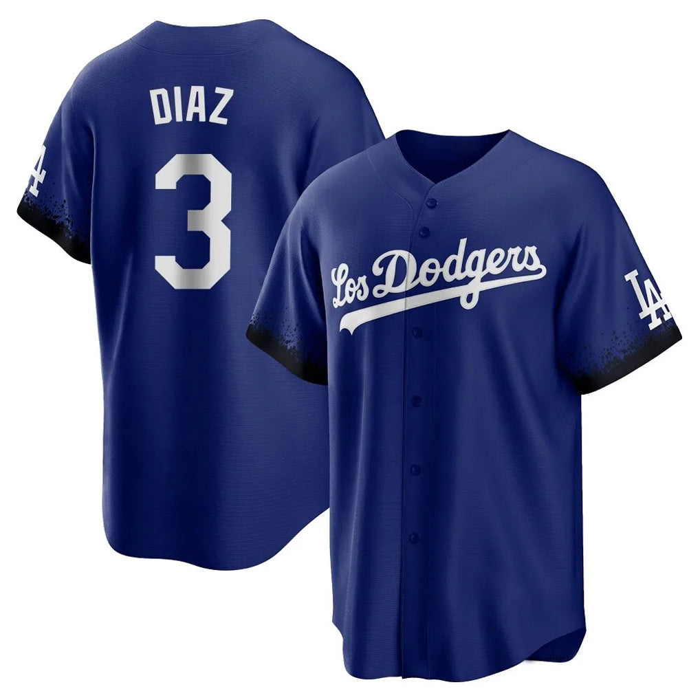 Punc LA.Dodgers #3 Edwin D¨ªaz Player Royal City Connect Home Game Stitched Jerseys