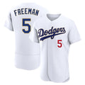 Punc LA.Dodgers #5 Freddie Freeman Player White 2026 Collection Stadium Limited Elite Stitched Jerseys
