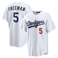 Punc LA.Dodgers #5 Freddie Freeman Player White 2026 Collection Stadium Limited Stitched Jerseys