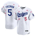Punc LA.Dodgers #5 Freddie Freeman Player White Tokyo Series Vapor Premier Limited Stitched Jerseys