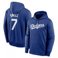 Punc LA.Dodgers #7 Blake Snell Player Blue Limited Hoodie Stitched Jerseys