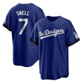 Punc LA.Dodgers #7 Blake Snell Player Royal City Connect Home Game Stitched Jerseys