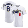 Punc LA.Dodgers #8 Enrique Hern¨¢ndez Player Gold White 2026 Collection Stadium Limited Elite Stitched Jerseys