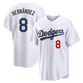 Punc LA.Dodgers #8 Enrique Hern¨¢ndez Player Gold White 2026 Collection Stadium Limited Stitched Jerseys