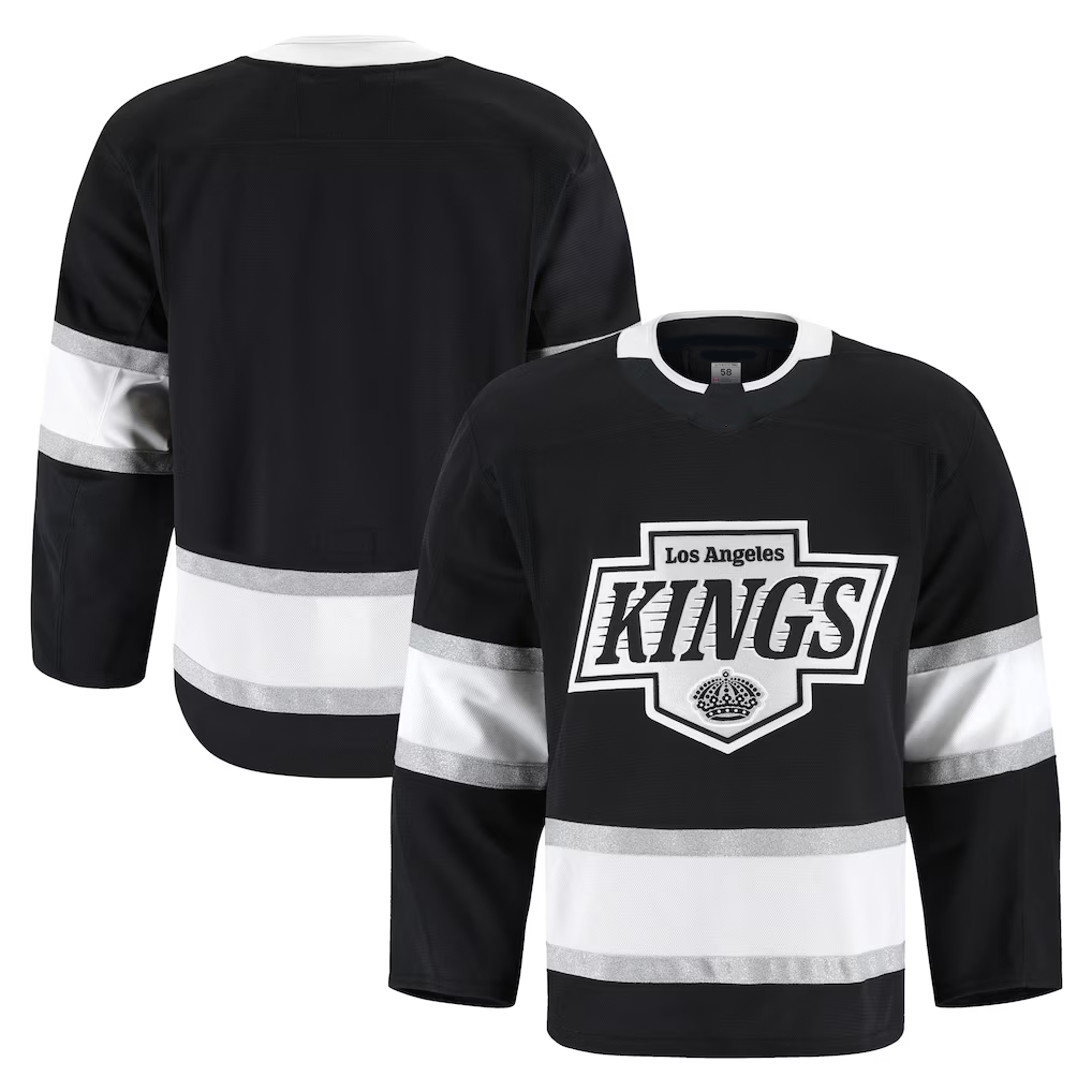 Punc LA.Kings Black Home Authentic Pro Jerseys