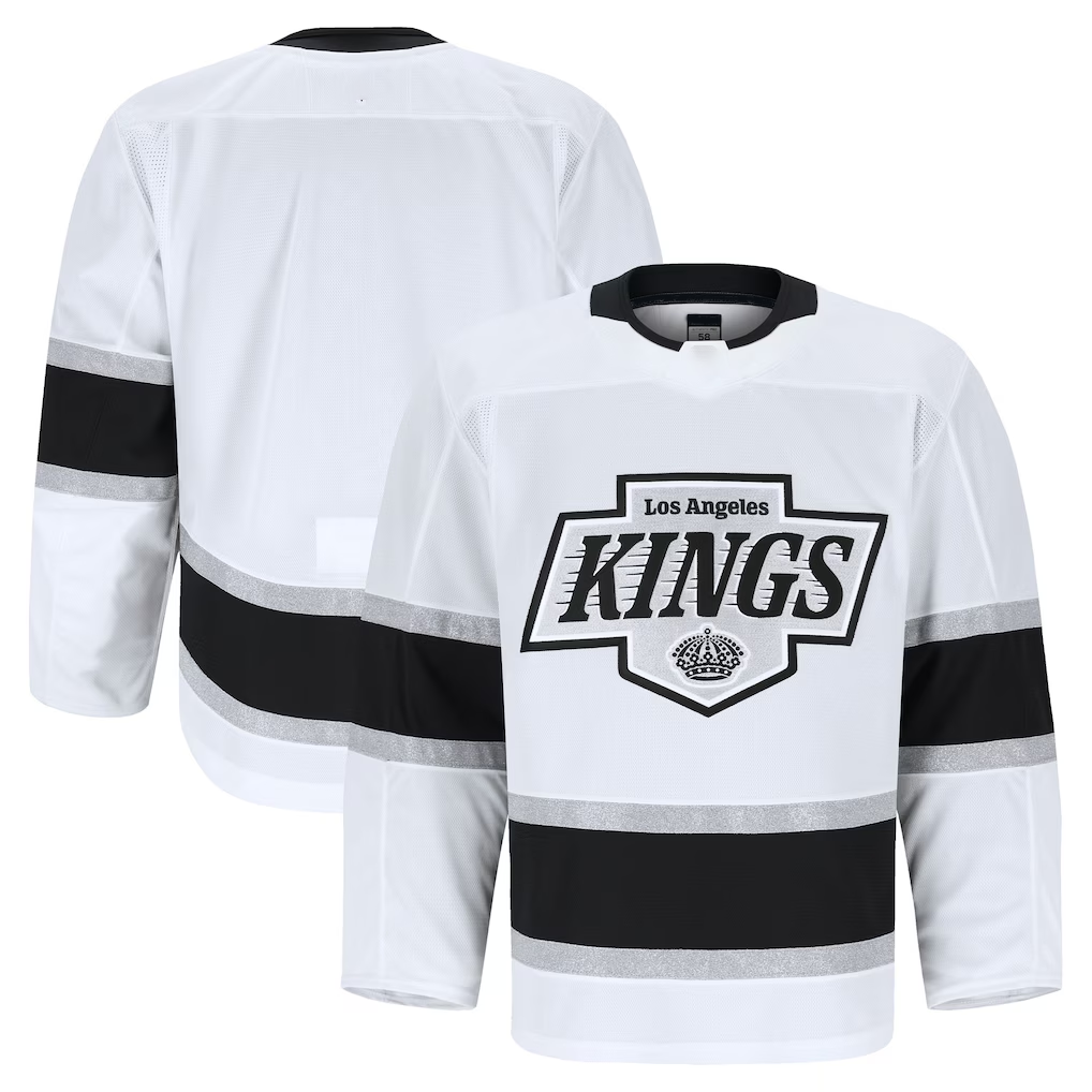 Punc LA.Kings White Away Authentic Pro Jerseys