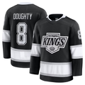 Punc LA.Kings #8 Drew Doughty Black Home Premium Jerseys