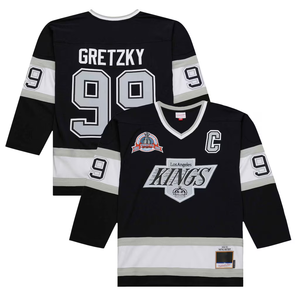 Punc LA.Kings #99 Wayne Gretzky Black 1992-93 Power Play Jerseys
