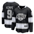 Punc LA.Kings #9 Adrian Kempe Black Home Premier Breakaway Player Jerseys