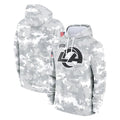 Punc LA.Rams Arctic Camo Salute to Service Hoodies Limited Game Blank Player Stitched Jerseys