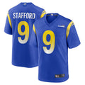 Punc LA.Rams Home Game Football Jerseys - Royal - #9 Matthew Stafford Player Stitched Jerseys