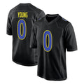Punc LA.Rams #0 Byron Young Player Black Fashion Limited Home Game Stitched Jerseys