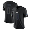 Punc LA.Rams #0 Byron Young Player Black Impact Limited Home Game Stitched Jerseys