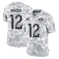 Punc LA.Rams #12 Puka Nacua Player Arctic Camo Salute To Service Limited Game Stitched Jerseys