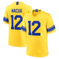 Punc LA.Rams #12 Puka Nacua Player Gold Classic Sol Home Game Stitched Jerseys