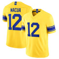 Punc LA.Rams #12 Puka Nacua Player Gold Classic Sol Vapor F.U.S.E. Home Game Stitched Jerseys