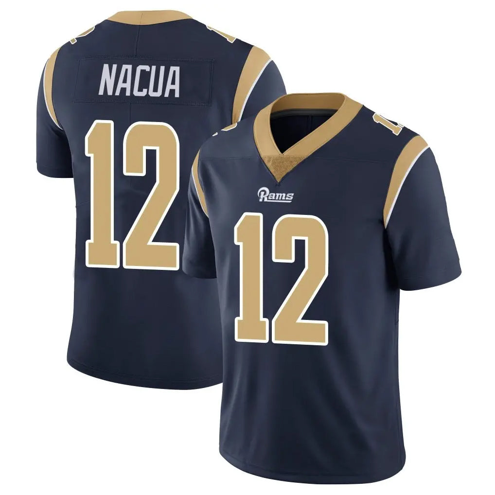 Punc LA.Rams #12 Puka Nacua Player Navy Limited Vapor Untouchable Home Game Stitched Jerseys