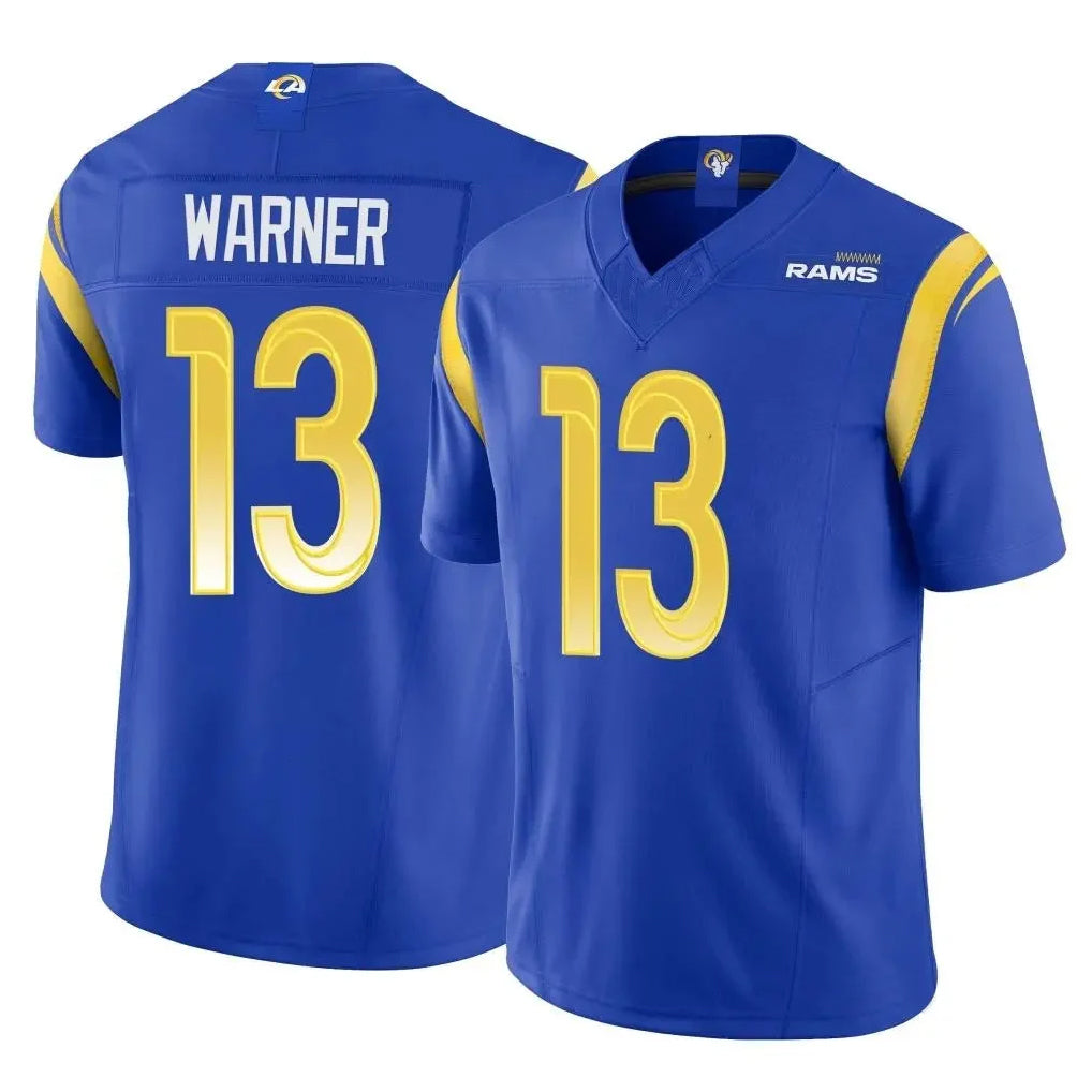 Punc LA.Rams #13 Kurt Warner Player Royal Vapor F.U.S.E. Limited Retired Stitched Jerseys