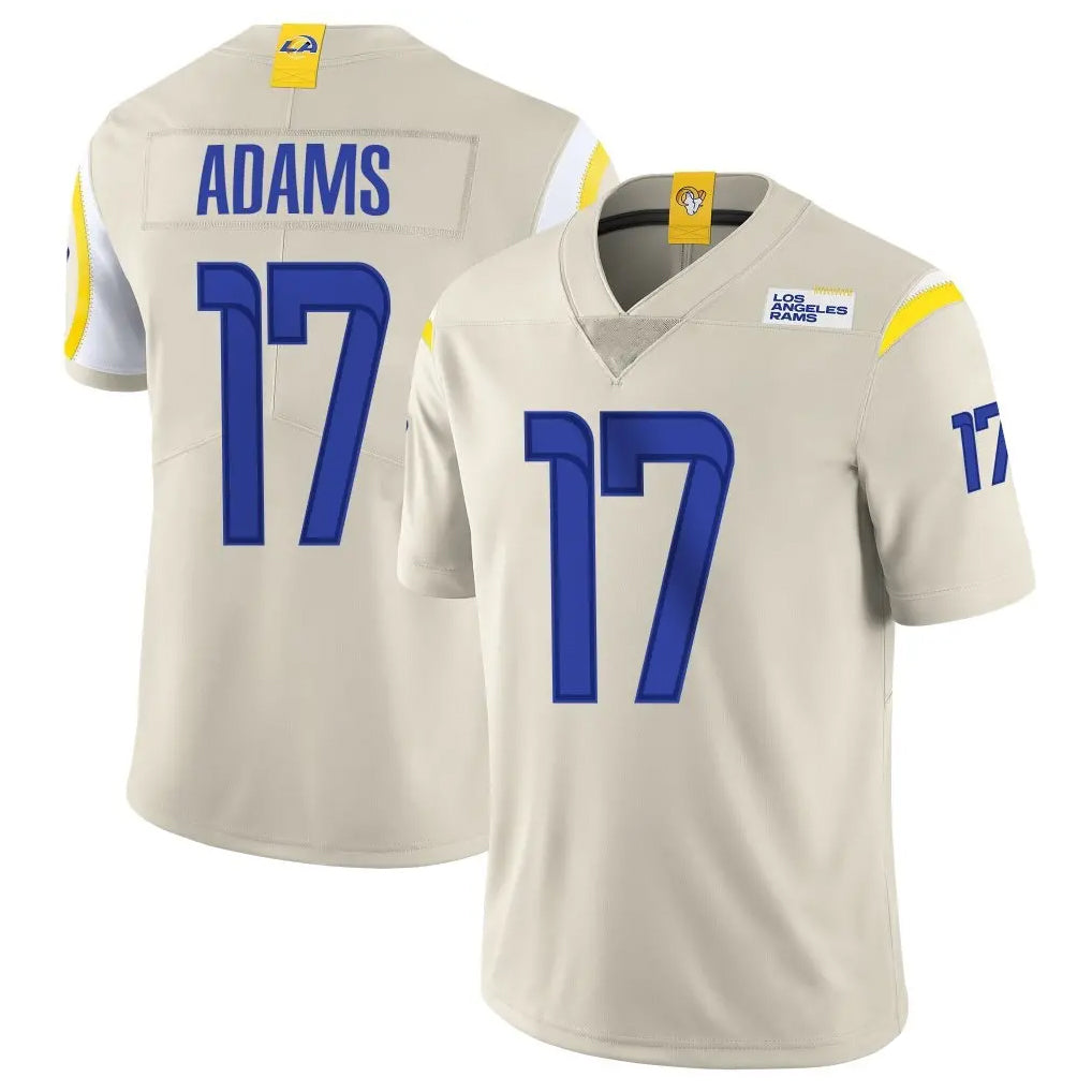Punc LA.Rams #17 Davante Adams Player Bone Limited Vapor Home Game Stitched Jerseys