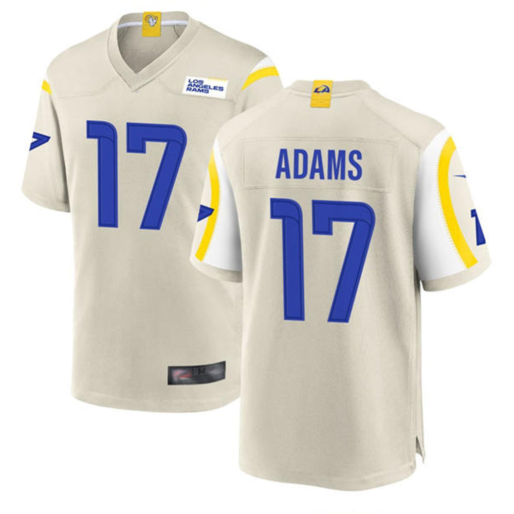 Punc LA.Rams #17 Davante Adams Player Bone Vapor F.U.S.E. Limited Stitched Jerseys