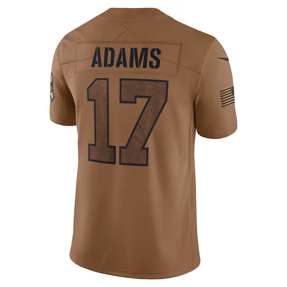 Punc LA.Rams #17 Davante Adams Player Brown Salute To Service Limited Stitched Jerseys