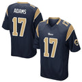Punc LA.Rams #17 Davante Adams Player Navy Home Game Stitched Jerseys