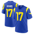 Punc LA.Rams #17 Davante Adams Player Royal Limited Home Game Stitched Jerseys