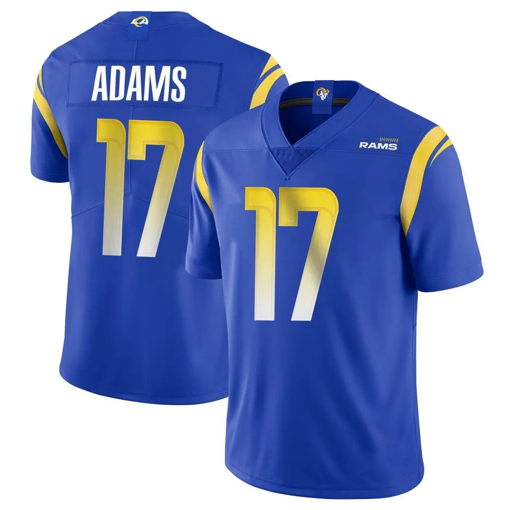 Punc LA.Rams #17 Davante Adams Player Royal Limited Vapor Untouchable Home Game Stitched Jerseys